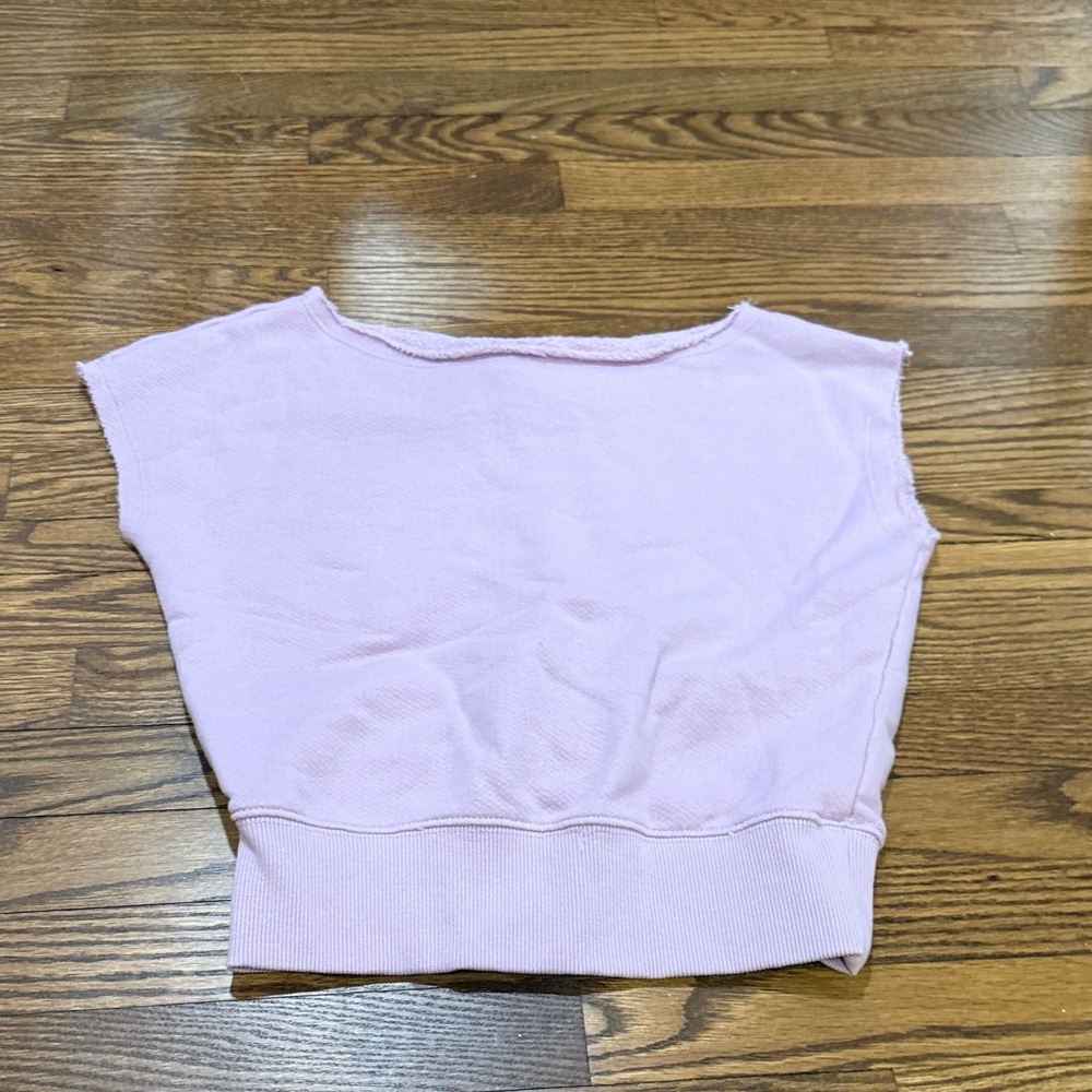 Katie J NYC Soft Pink Crop Top Size Medium